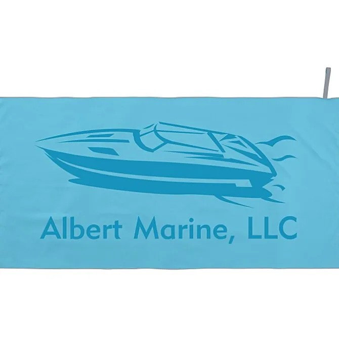 Quick Dry Suede Beach Towel with Carry Strap