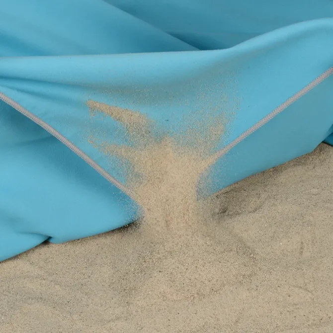 Quick Dry Suede Beach Towel with Carry Strap