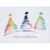 Rainbow Trees Greeting Card