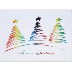 Rainbow Trees Greeting Card
