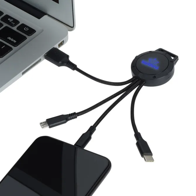Rav Charging Cable - Light-Up Logo