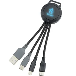 Rav USB-C Charging Cable - Light-Up Logo