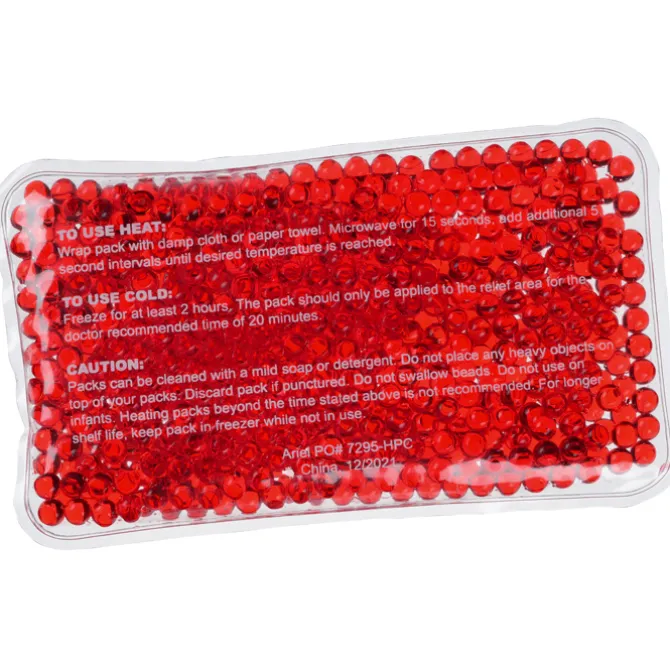 Rectangle Aqua Pearls Hot/Cold Pack - 24 hr