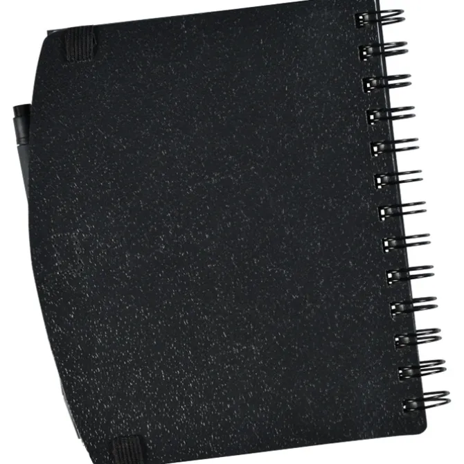 Recycled Spiral Journal with Pen - 7 inches x 5 inches