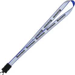 Reflective Lanyard - 3/4 inch - 34 inches - Snap Buckle Release