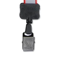 Reflective Lanyard - 3/4 inch - 32 inches - Large Metal Bulldog Clip