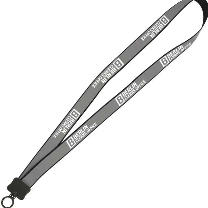 Reflective Lanyard - 3/4 inch - 34 inches - Plastic O-Ring