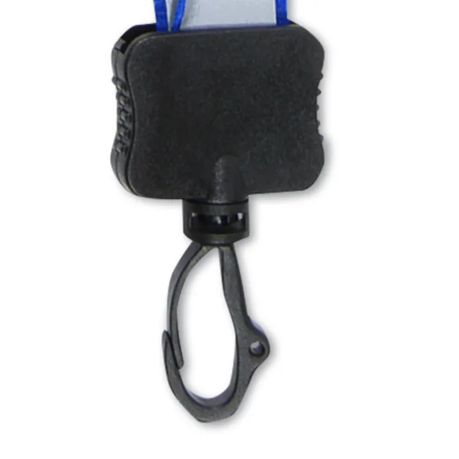 Reflective Lanyard - 3/4 inch - 34 inches - Plastic Swivel Snap Hook