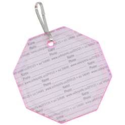 Reflective Zipper Pull - Octagon
