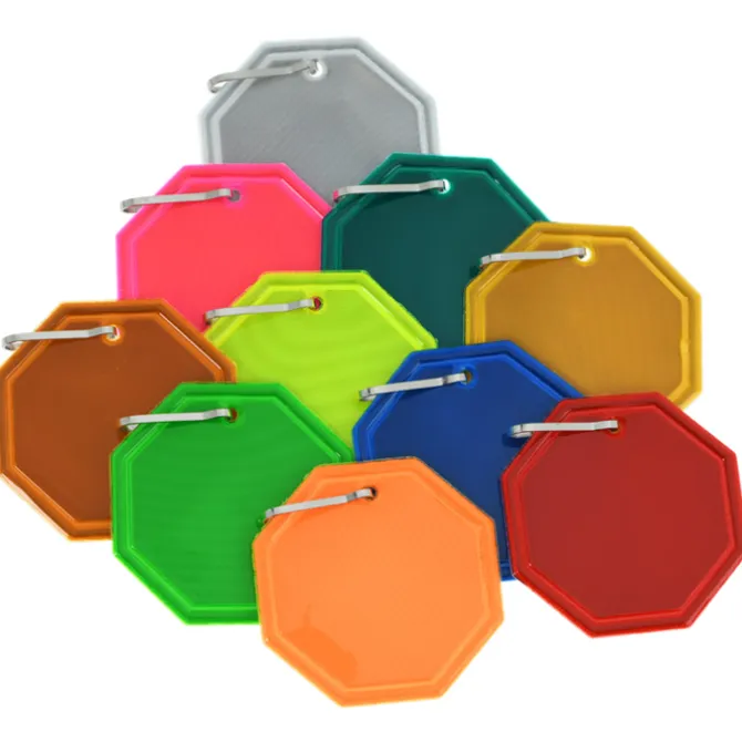 Reflective Zipper Pull - Octagon