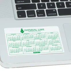 Removable Laptop Calendar - 2 3/4 inches x 4 1/8 inches