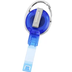 Replay Carabiner Retractable Badge Holder with Slip Clip - Translucent - Full Color