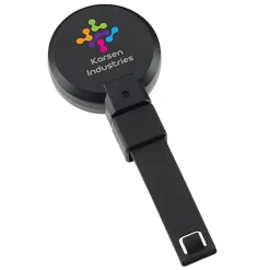 Replay Retractable Badge Holder with Bulldog Clip - Opaque - Full Color