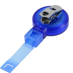 Replay Retractable Badge Holder with Bulldog Clip - Translucent - Full Color