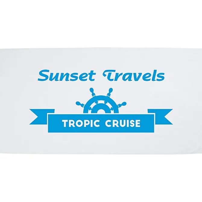 Resort Beach Towel - White - 35 inches x 70 inches