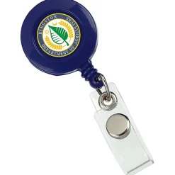 Retractable Badge Holder - Alligator Clip - Opaque