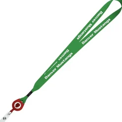 Retractable Polyester Lanyard - 3/4 inch - 32 inches