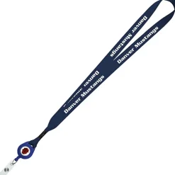 Retractable Polyester Lanyard - 3/4 inch - 32 inches