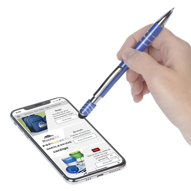 Revolve Stylus Metal Spinner Pen
