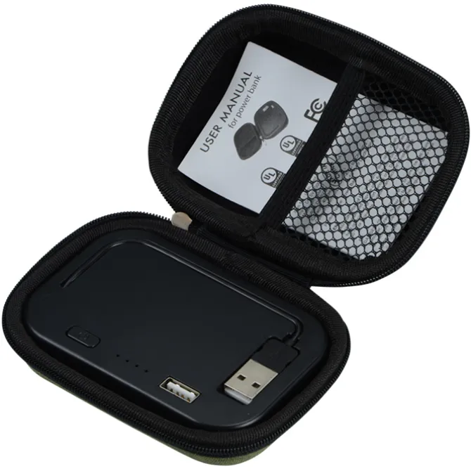 Ridge Line Built-in Cable Power Bank with 3-in-1 Cable