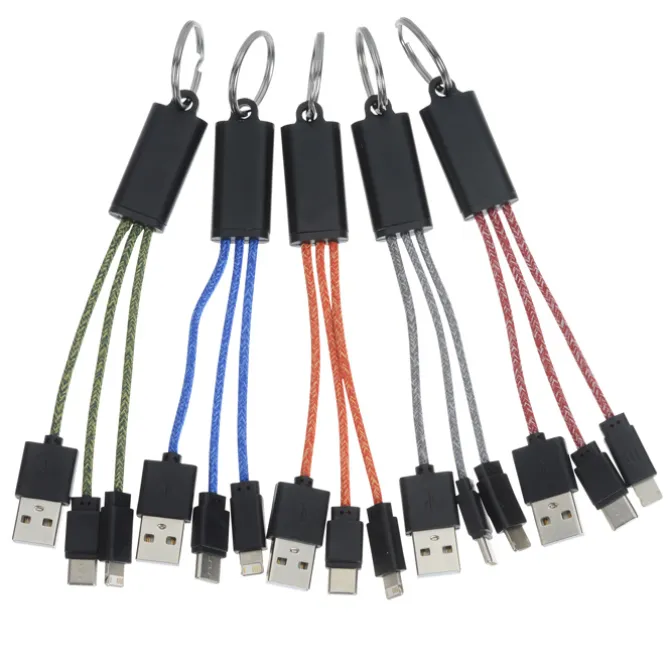 Ridge Line Charging Cable Keychain