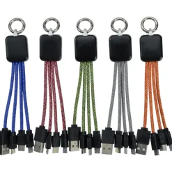 Ridge Line Light-Up Logo Charging Cable
