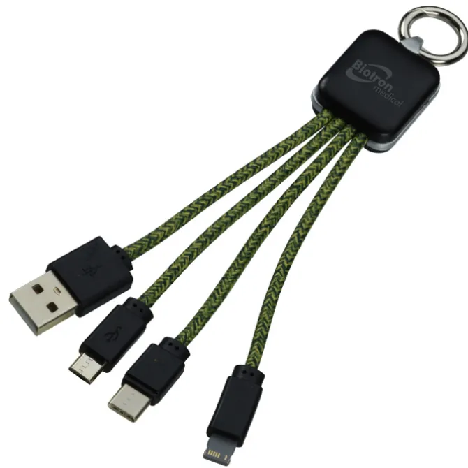 Ridge Line Light-Up Logo Charging Cable