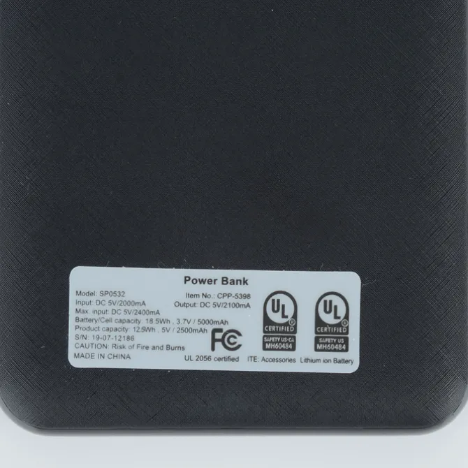 Ridge Line Plus Power Bank – 5000 mAh