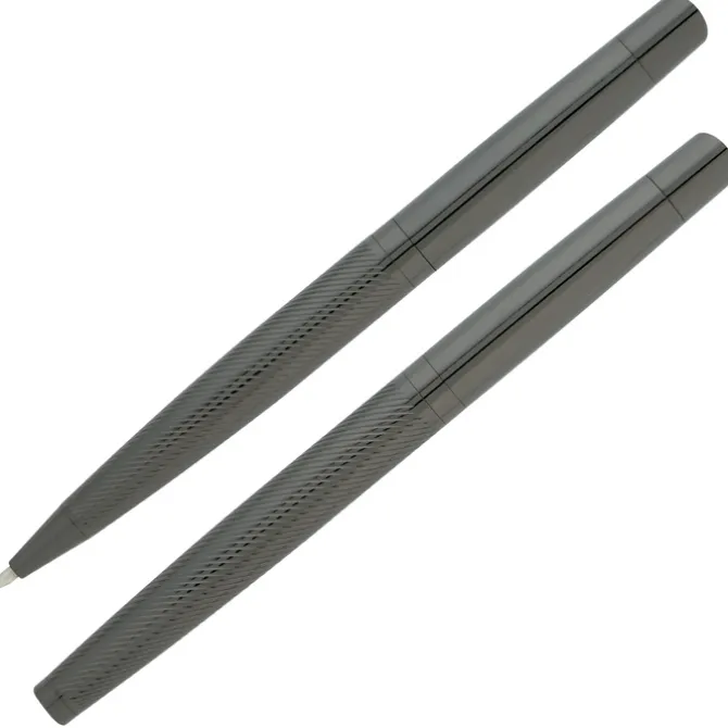 Ridgerton Twist Metal Pen and Rollerball Pen Set