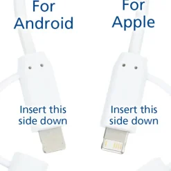 Riffs Bamboo Duo Charging Cable