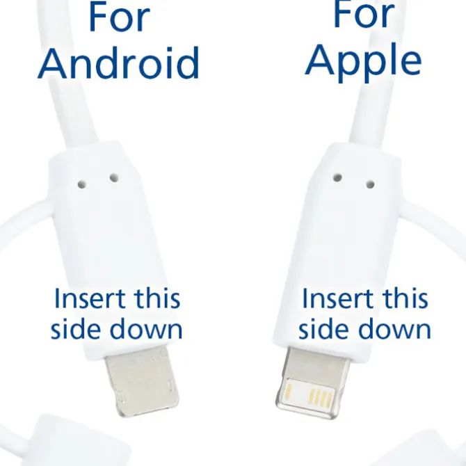 Riffs Bamboo Duo Charging Cable