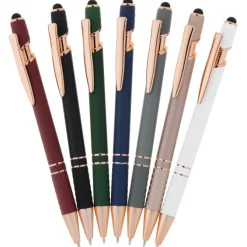 Rita Soft Touch Facet Stylus Metal Pen - 24 hr