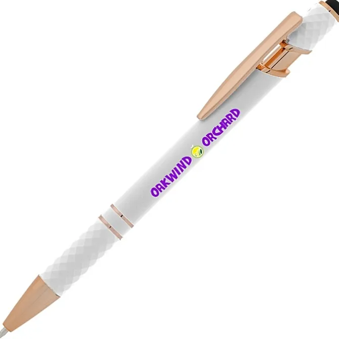 Rita Soft Touch Facet Stylus Metal Pen - Full Color