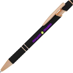 Rita Soft Touch Facet Stylus Metal Pen - Full Color