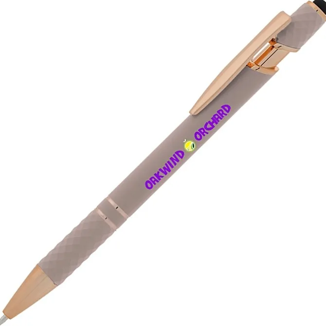 Rita Soft Touch Facet Stylus Metal Pen - Full Color