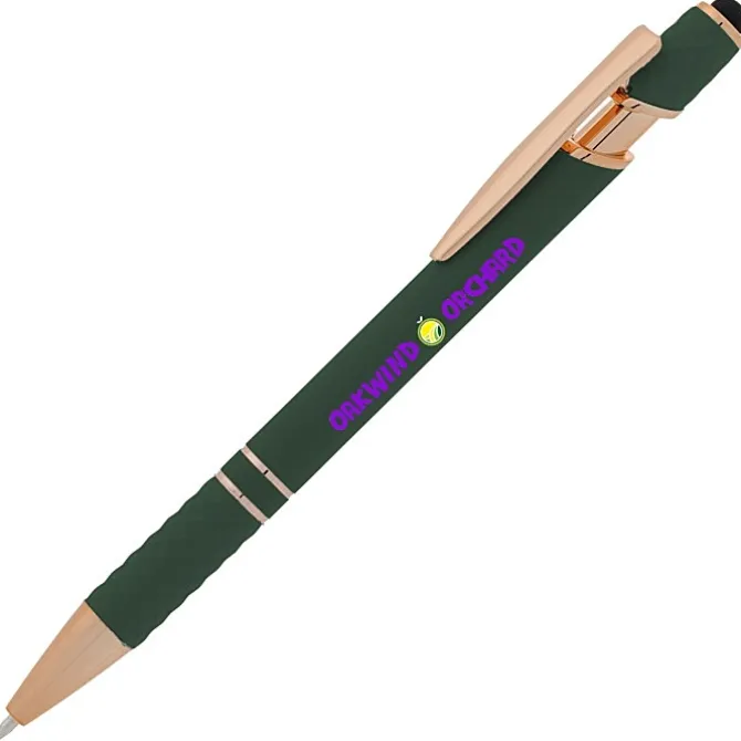 Rita Soft Touch Facet Stylus Metal Pen - Full Color