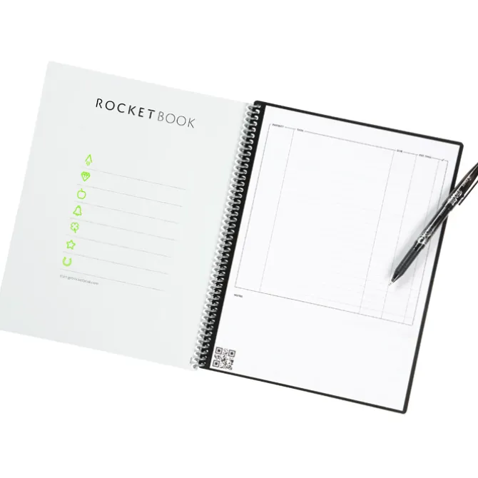 Rocketbook Fusion Letter Notebook with Pen