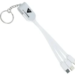 Rotate Charging Cable Keychain