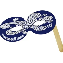 Round Mask with Stick - Colors