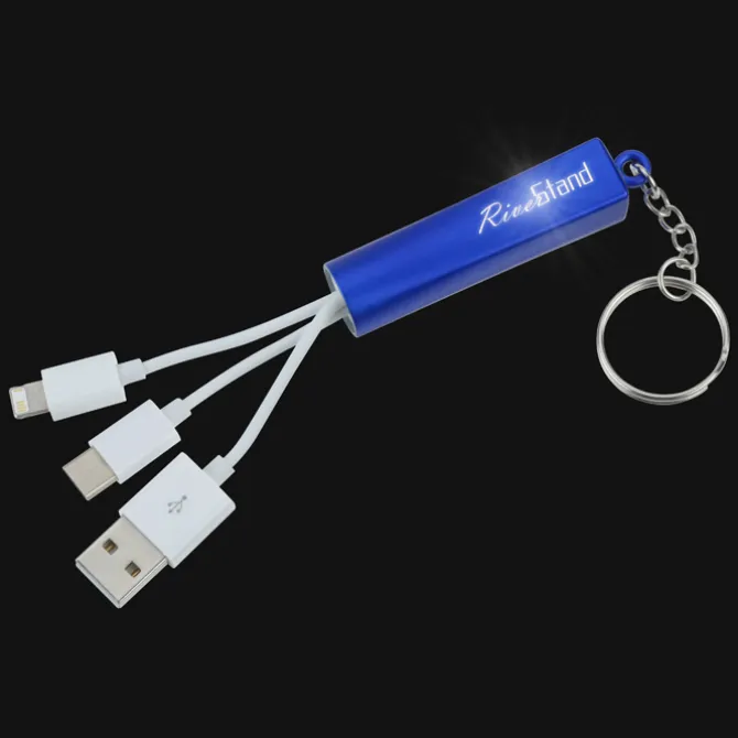 Route Light-Up Logo Duo Charging Cable