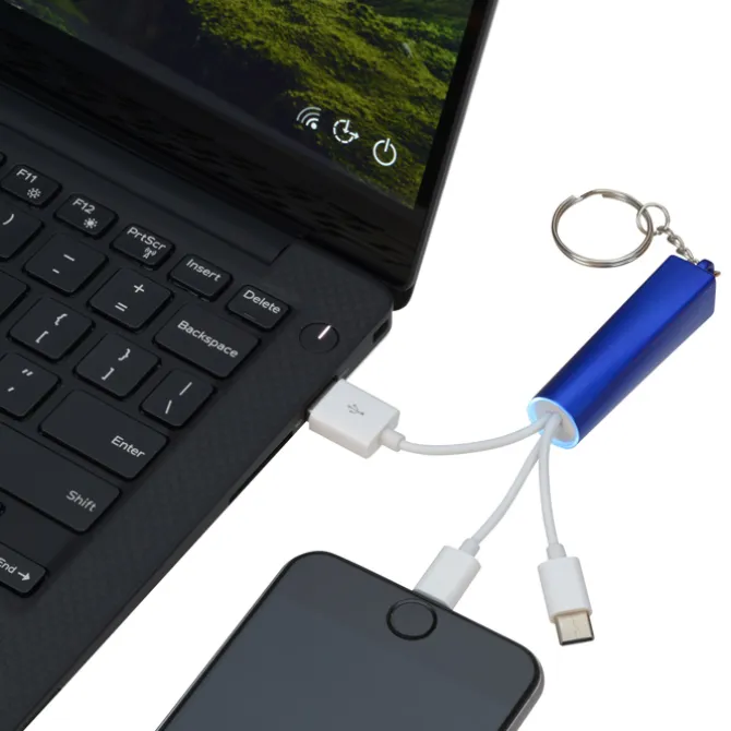 Route Light-Up Logo Duo Charging Cable