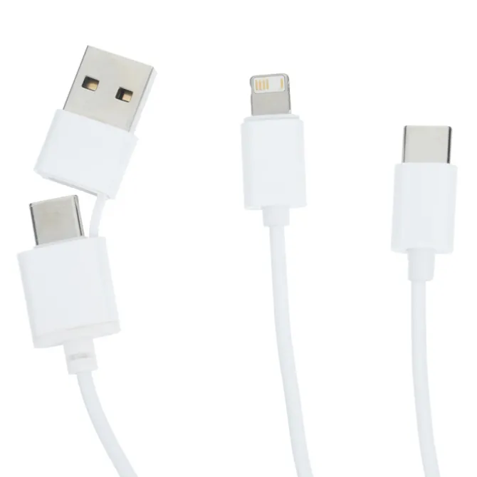 Route Light-Up Logo Duo Charging Cable with USBC