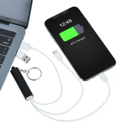 Route Light-Up Logo Duo Charging Cable with USBC
