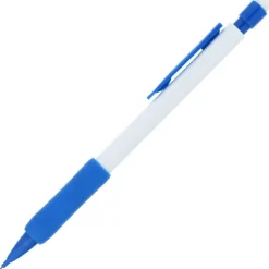Rubber Grip Mechanical Pencil - White - 24 hr