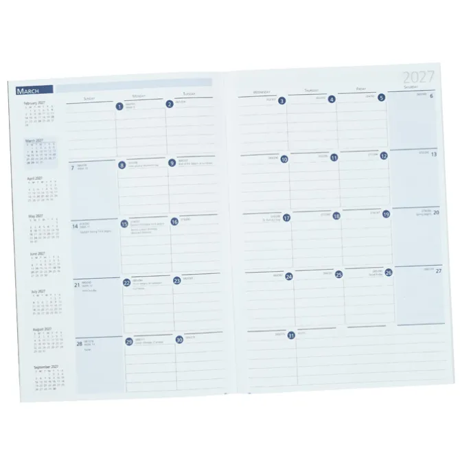Ruled Monthly Planner