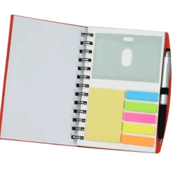 Ruler Notebook with Flags and Pen