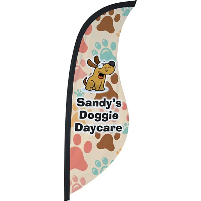 Sabre Sail Sign - 9' - One Sided - Replacement Graphic