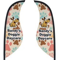 Sabre Sail Sign - 9' - Two Sided - Replacement Graphic