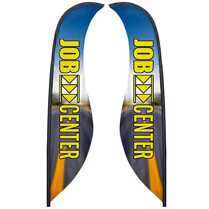 Sabre Sail Sign - 13' - Two Sided - Replacement Graphic