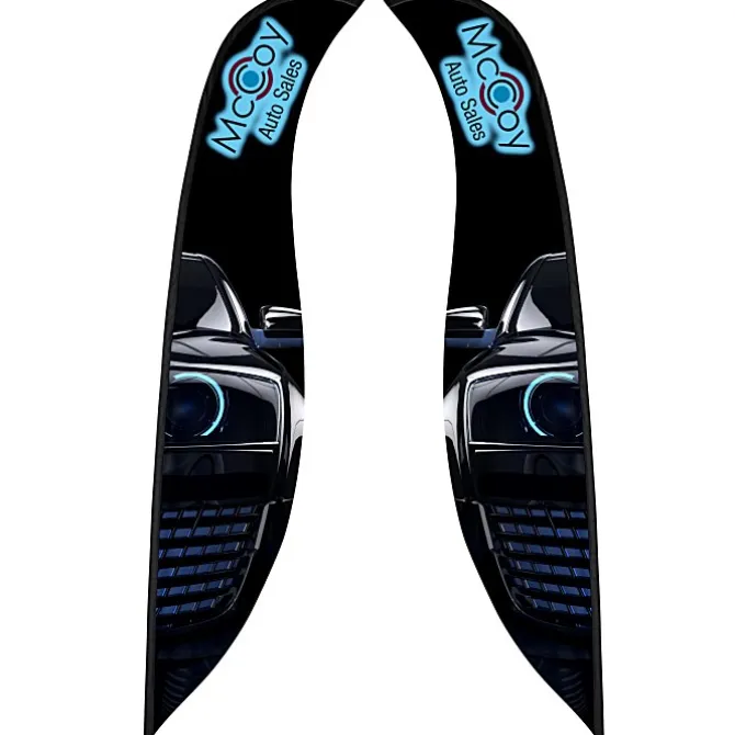 Sabre Sail Sign - 17' - Two Sided - Replacement Graphic